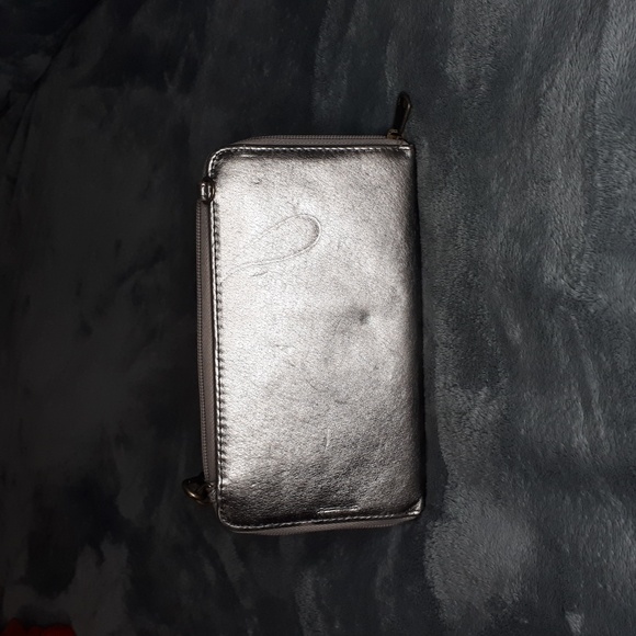 The Sak~Metallic Leather Smart Phone Wallet with Wristlet - Picture 2 of 5